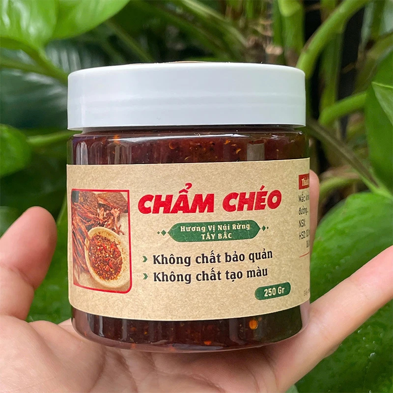 Hũ Nước Sốt Chẩm Chéo Ướt Chính Hãng NGÔ GIA 250G 2 Chẩm chéo Tây Bắc