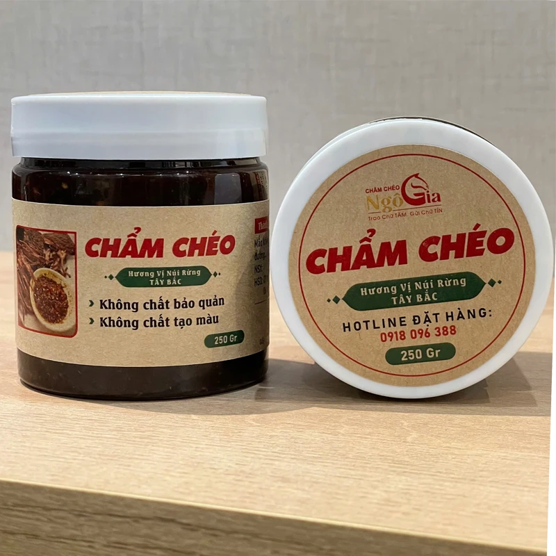 Hũ Nước Sốt Chẩm Chéo Ướt Chính Hãng NGÔ GIA 250G 1 Chẩm chéo ướt